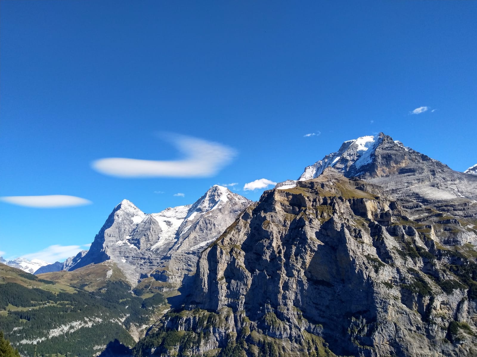 Mountains in the Swiss Alps
